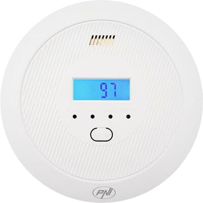 PNI Sensor de monóxido de Carbono (CO) SafeHouse HS282 con Alarma Sonora PNI Sensor de monóxido de Carbono (CO) SafeHouse HS282 con Alarma Sonora