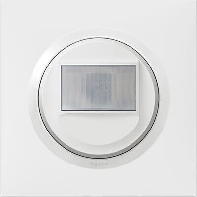 Legrand Interruptor automático Universal Completo sin neutros 100W LED Dooxie Blanco, detección de Movimiento infrarrojo, Montaje en Pared Empotrado, Control Remoto Posible Legrand Interruptor automático Universal Completo sin neutros 100W LED Dooxie Blanco, detección de Movimiento infrarrojo, Montaje en Pared Empotrado, Control Remoto Posible