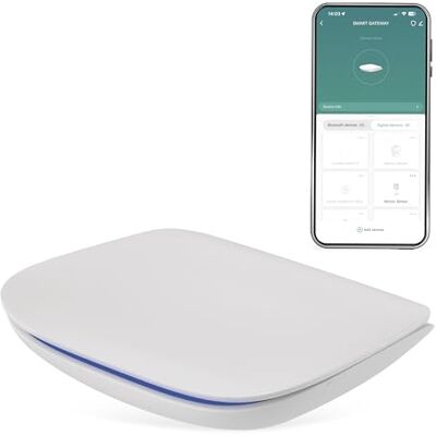 EMOS GoSmart ZigBee Gateway IP-2000Z para hasta 128 Dispositivos Inteligentes ZigBee Smart Home Hub Compatible con Tuya, Smart Life, Lidl, soporta Bluetooth, WiFi de 2.4 GHz Blanco EMOS GoSmart ZigBee Gateway IP-2000Z para hasta 128 Dispositivos Inteligentes ZigBee Smart Home Hub Compatible con Tuya, Smart Life, Lidl, soporta Bluetooth, WiFi de 2.4 GHz Blanco