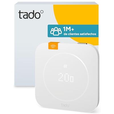 tado Sensor de Temperatura inalámbrico ° X (2.ª generación) – Blanco, Mate y Hilo, medición precisa de la Temperatura, extensión para termostatos de radiador ° X, Control Inteligente del hogar. tado Sensor de Temperatura inalámbrico ° X (2.ª generación) – Blanco, Mate y Hilo, medición precisa de la Temperatura, extensión para termostatos de radiador ° X, Control Inteligente del hogar.