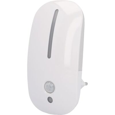 Unitec Luz nocturna LED con detector de movimiento y sensor crepuscular, color blanco Unitec Luz nocturna LED con detector de movimiento y sensor crepuscular, color blanco