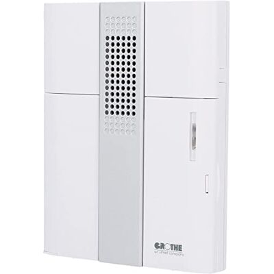 Unitec Grothe Croma 50 Melody Gong con 3 melodías, blanco y plateado Unitec Grothe Croma 50 Melody Gong con 3 melodías, blanco y plateado