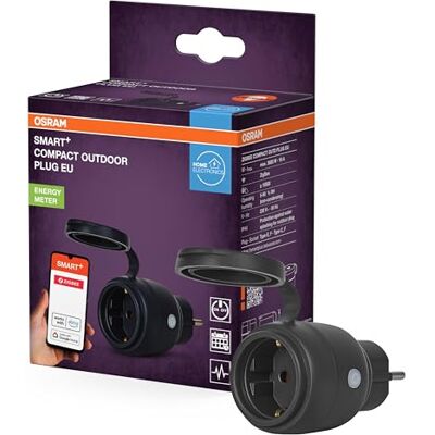 OSRAM Enchufe SMART+ ZIGBEE exterior Negro OSRAM Enchufe SMART+ ZIGBEE exterior Negro