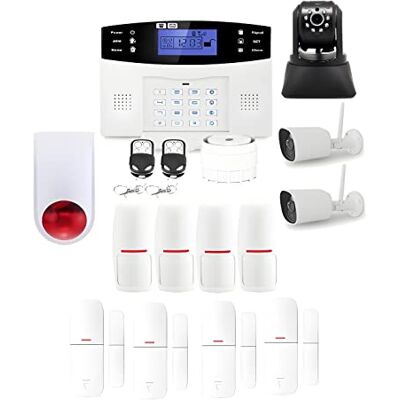 LIFEBOX Alarma inalámbrica gsm y 3 cámaras WiFi Kit ip3 LIFEBOX Alarma inalámbrica gsm y 3 cámaras WiFi Kit ip3