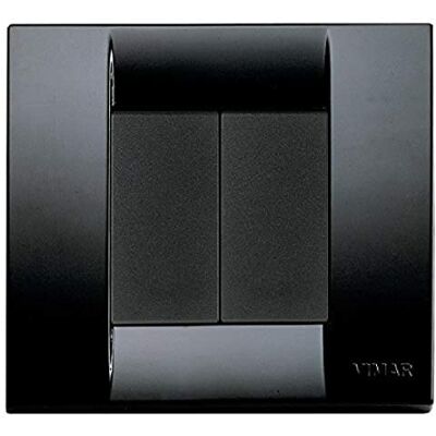 Vimar Idea Kit de control conectado, inalámbrico y sin batería, VIEW inalámbrico estándar Bluetooth con soporte, teclas, placa 2M Vimar Idea Kit de control conectado, inalámbrico y sin batería, VIEW inalámbrico estándar Bluetooth con soporte, teclas, placa 2M