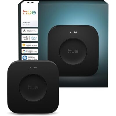 Philips Bridge Pro, Smart Light Hub, inalámbrico, cifrado avanzado, soporta más de 150 Luces y más de 50 Accesorios, Funciona con Apple Home, Amazon Alexa, Google Assistant, Samsung SmartThings Philips Bridge Pro, Smart Light Hub, inalámbrico, cifrado avanzado, soporta más de 150 Luces y más de 50 Accesorios, Funciona con Apple Home, Amazon Alexa, Google Assistant, Samsung SmartThings
