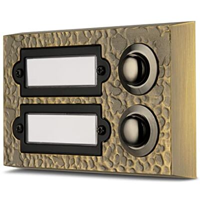 Placa de timbre Montaje en superficie - 1 y 2 puestos - 24V 1A - Placa de timbre Placa de timbre Montaje en superficie - 1 y 2 puestos - 24V 1A - Placa de timbre