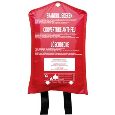 Smartwares Manta ignífuga BBD130, 1 x 1 m, uso rápido Smartwares Manta ignífuga BBD130, 1 x 1 m, uso rápido