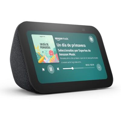 Amazon Echo Show 5 (Última generación) Pantalla táctil inteligente diseñada para controlar tus dispositivos de Hogar digital y más Antracita, con Acceso Anticipado a Alexa+ Amazon Echo Show 5 (Última generación) Pantalla táctil inteligente diseñada para controlar tus dispositivos de Hogar digital y más Antracita, con Acceso Anticipado a Alexa+