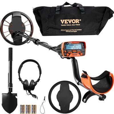VEVOR Detector de Metales para Adultos y Niños 25,4cm Detector de Metales Profesional Ajustable Resistente al Agua Bobina IP68 Pantalla LCD 7 Modos Chip DSP Avanzado Ligero para Búsqueda de Moneda Oro VEVOR Detector de Metales para Adultos y Niños 25,4cm Detector de Metales Profesional Ajustable Resistente al Agua Bobina IP68 Pantalla LCD 7 Modos Chip DSP Avanzado Ligero para Búsqueda de Moneda Oro