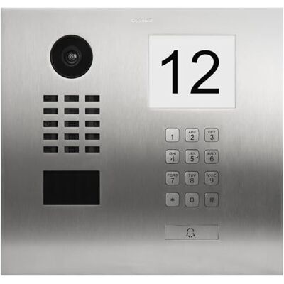 Doorbird Módulo de información iluminada premontado Acero Inoxidable Pulido Doorbird Módulo de información iluminada premontado Acero Inoxidable Pulido