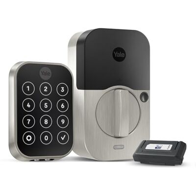 Yale Security Assure Lock 2 Cerrojo de seguridad, cerradura inteligente de níquel satinado para puerta de entrada sin llave con teclado conectado Z-Wave para entrada de código, Yale Security Assure Lock 2 Cerrojo de seguridad, cerradura inteligente de níquel satinado para puerta de entrada sin llave con teclado conectado Z-Wave para entrada de código,