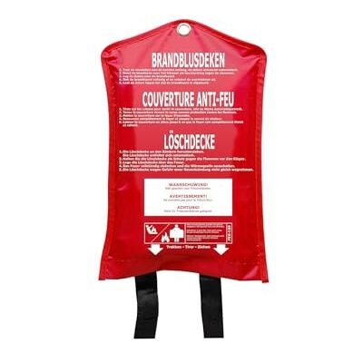 Smartwares Manta ignífuga BBD130, 1 x 1 m, uso rápido Smartwares Manta ignífuga BBD130, 1 x 1 m, uso rápido