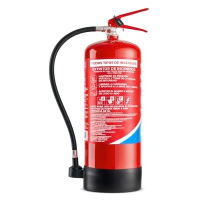 Firexo Extintor de Incendio para Todo Tipo de Incendios (9 Liter) Fire Extinguisher para Casa, Oficina, Cocina, Caravana, Barco Extintor para Todo Tipo de Incendios Firexo Extintor de Incendio para Todo Tipo de Incendios (9 Liter) Fire Extinguisher para Casa, Oficina, Cocina, Caravana, Barco Extintor para Todo Tipo de Incendios