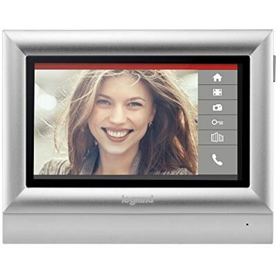 Legrand Monitor de vídeo Touch 369325, con pantalla táctil de 7 pulgadas a color, acabado plata. Para videoporteros dos hilos de . Legrand Monitor de vídeo Touch 369325, con pantalla táctil de 7 pulgadas a color, acabado plata. Para videoporteros dos hilos de .