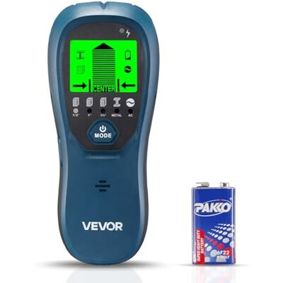VEVOR Detector de Vigas Electrónico de Pared 5 en 1, con Sensor Inteligente, Pantalla LCD de Alta Definición y Alarma Sonora, Vigas Metálicas y Cables Eléctricos, Color Azul, 170 x 72 x 37 mm VEVOR Detector de Vigas Electrónico de Pared 5 en 1, con Sensor Inteligente, Pantalla LCD de Alta Definición y Alarma Sonora, Vigas Metálicas y Cables Eléctricos, Color Azul, 170 x 72 x 37 mm