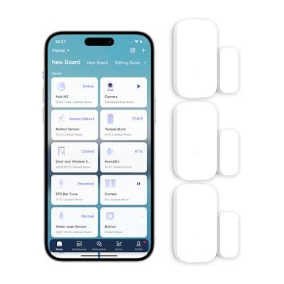 Aqara Sensor de Puertas y Ventanas 3-Pack, Requiere HUB, Zigbee Mini Sensor de Contacto Inalámbrico para Sistema de Alarma y Domótica, Compatible con Apple HomeKit, Alexa e IFTTT Aqara Sensor de Puertas y Ventanas 3-Pack, Requiere HUB, Zigbee Mini Sensor de Contacto Inalámbrico para Sistema de Alarma y Domótica, Compatible con Apple HomeKit, Alexa e IFTTT