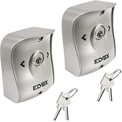 Vimar EDS4 Interruptores de Pared - Par, Aluminio, 16A Vimar EDS4 Interruptores de Pared - Par, Aluminio, 16A