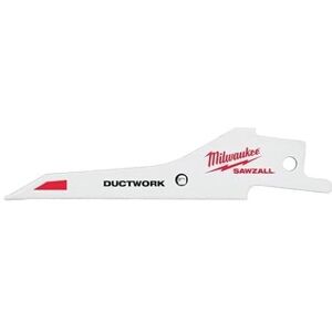 Milwaukee Hoja Sable 85mm 30Tpi, para conductos de aire 5uds Milwaukee Hoja Sable 85mm 30Tpi, para conductos de aire 5uds