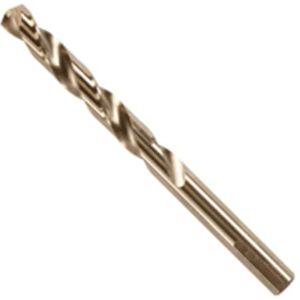 Bosch Broca de metal cobalto M42 de 7/16 pulgadas x 5-1/2 pulgadas con vástago de tres planos para aplicaciones de perforación en acero inoxidable, hierro fundido, titanio, metal de calibre Bosch Broca de metal cobalto M42 de 7/16 pulgadas x 5-1/2 pulgadas con vástago de tres planos para aplicaciones de perforación en acero inoxidable, hierro fundido, titanio, metal de calibre