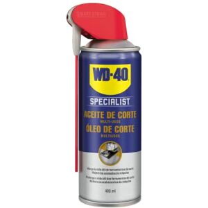 WD-40 Specialist Aceite de corte Aceite, maximiza la vida de los equipos de corte y perforación, taladros de columna y sierras Pulverizador Doble Acción, Spray 360º 400 ml WD-40 Specialist Aceite de corte Aceite, maximiza la vida de los equipos de corte y perforación, taladros de columna y sierras Pulverizador Doble Acción, Spray 360º 400 ml