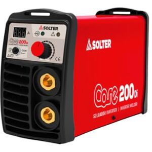 Solter Soldador Inverter CORE 200Di, 200A de Potencia, Ciclo de Trabajo Profesional MMA y TIG Lift-Arc Tecnología Nanocrystaline con Accesorios Solter Soldador Inverter CORE 200Di, 200A de Potencia, Ciclo de Trabajo Profesional MMA y TIG Lift-Arc Tecnología Nanocrystaline con Accesorios