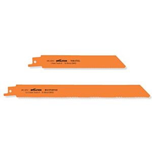 Evolution Power Tools Evolution Hoja de sierra, 1 hoja multifunción + 1 hoja de acero fino Evolution Power Tools Evolution Hoja de sierra, 1 hoja multifunción + 1 hoja de acero fino
