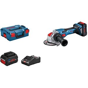 Bosch BITURBO amoladora angular a batería GWX 18V-15 C (Ø del disco 125 mm, inserción X-LOCK, incl. 2 baterías ProCORE18V 5.5Ah+ cargador, maletín L-BOXX 136)