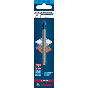 Bosch Professional 1x Broca Expert HEX-9 HardCeramic (para Tejas, Baldosas, Ø 8,00 mm, accesorios Taladro de impacto rotativo) Bosch Professional 1x Broca Expert HEX-9 HardCeramic (para Tejas, Baldosas, Ø 8,00 mm, accesorios Taladro de impacto rotativo)