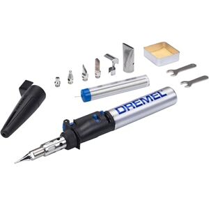 Dremel Versatip 2000 Soldador sin cables, kit de soldadura de gas butano con 7 puntas intercambiables para quemado de madera, pirograbado, fabricación de joyas, artes y manualidades Dremel Versatip 2000 Soldador sin cables, kit de soldadura de gas butano con 7 puntas intercambiables para quemado de madera, pirograbado, fabricación de joyas, artes y manualidades