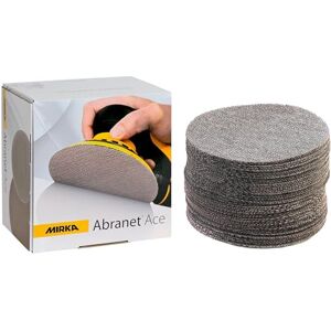 Mirka Abranet Ace discos de lija de red Ø 150mm cierre adhesivo/grano P800 / 50 uds/Para todas las lijadoras rotorbitales de 150mm / Semi-cerámica/Para lijar superficies duras, madera, metal Mirka Abranet Ace discos de lija de red Ø 150mm cierre adhesivo/grano P800 / 50 uds/Para todas las lijadoras rotorbitales de 150mm / Semi-cerámica/Para lijar superficies duras, madera, metal