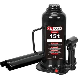 KS Tools Gato hidraulico de botella, 15 t KS Tools Gato hidraulico de botella, 15 t