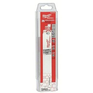 Milwaukee Hoja Sable THE TORCH™ 230mm 18Tpi 25 uds Milwaukee Hoja Sable THE TORCH™ 230mm 18Tpi 25 uds