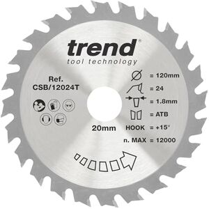 Trend CSB/12024T Hoja de sierra manual - Saw Blade Trend CSB/12024T Hoja de sierra manual - Saw Blade