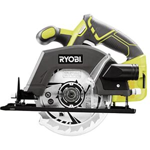 Ryobi Sierra Circular 18V ONE+ Hoja Ø 150 mm para Cualquier Corte Recto y en Bisel, Canto de Tablas, Vigas, Tablones en Ebanistería, Carpintería y Trabajos en Madera R18CSP-0