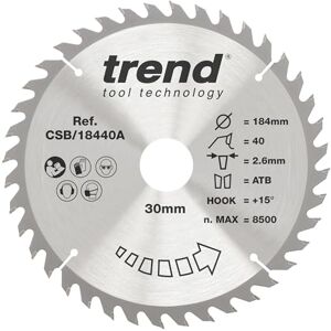 Trend CSB/18440A Craft Pro Sierra de corte transversal - Sierra circular Trend CSB/18440A Craft Pro Sierra de corte transversal - Sierra circular
