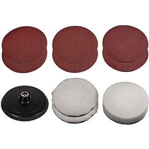 Einhell Juego de 9 almohadillas de pulido y papel de lija (accesorios para pulidoras y lijadoras de 150 mm) Einhell Juego de 9 almohadillas de pulido y papel de lija (accesorios para pulidoras y lijadoras de 150 mm)