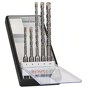 Bosch Profesional Juego de 5 Puntas para Martillos Perforadores - Juego de Brocas Bosch Profesional Juego de 5 Puntas para Martillos Perforadores - Juego de Brocas