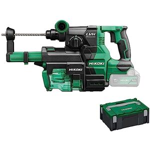 HIKOKI Akku Bohr & Meißelhammer , SDS-plus (18V, Schlagenergie: 3,2 J, Volllastschlagzahl 2. Gang: 0-4300 min-1) Zubehör im HSCII Koffer, plus 1 Staubabsaugung, OHNE Akku und Ladegerät. HIKOKI Akku Bohr & Meißelhammer , SDS-plus (18V, Schlagenergie: 3,2 J, Volllastschlagzahl 2. Gang: 0-4300 min-1) Zubehör im HSCII Koffer, plus 1 Staubabsaugung, OHNE Akku und Ladegerät.