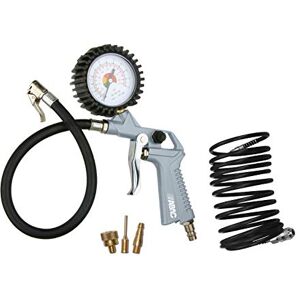 ABAC Kit para compresor de Herramientas de Inflador G-811TI (Inflador de neumáticos con manómetro de 60 mm + manguera espiral + 3 puntas de inflado) ABAC Kit para compresor de Herramientas de Inflador G-811TI (Inflador de neumáticos con manómetro de 60 mm + manguera espiral + 3 puntas de inflado)