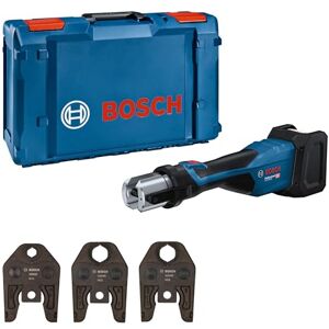 Bosch 18V System Herramienta de Prensado a Batería GPT 18V-32 (32 kN potencia, conect. plástico hasta 110 mm, conect. metal hasta 54 mm, incl. mesa mordaza prensa M15, M22, M28, XL-BOXX) Bosch 18V System Herramienta de Prensado a Batería GPT 18V-32 (32 kN potencia, conect. plástico hasta 110 mm, conect. metal hasta 54 mm, incl. mesa mordaza prensa M15, M22, M28, XL-BOXX)