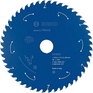 Bosch Professional Disco de sierra circular Expert for Wood (madera, 210 x 30 x 1,7 mm, 48 dientes, accesorio de sierra circular sin cable) Bosch Professional Disco de sierra circular Expert for Wood (madera, 210 x 30 x 1,7 mm, 48 dientes, accesorio de sierra circular sin cable)