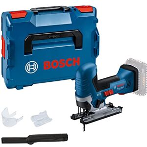 Bosch 18V System GST 18V-125 S Sierra de calar a batería (Brushless, 3500 cpm, profundidad de corte 125 mm, adaptador de aspiración, sin batería, en L-BOXX)