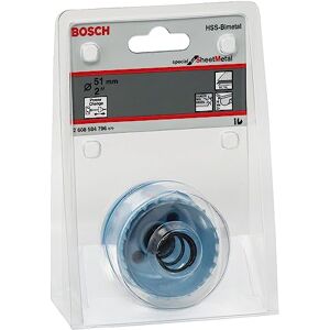 Bosch Professional 1x Sierra de Corona Special for Sheet Metal (Laminas de Acero, Acero Inoxidable, Ø 51 mm, Accesorios para Taladros) Bosch Professional 1x Sierra de Corona Special for Sheet Metal (Laminas de Acero, Acero Inoxidable, Ø 51 mm, Accesorios para Taladros)