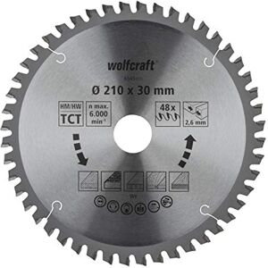 wolfcraft Disco de sierra de corte e ingleteado CT, serie naranja I I Cortes finos y limpios wolfcraft Disco de sierra de corte e ingleteado CT, serie naranja I I Cortes finos y limpios