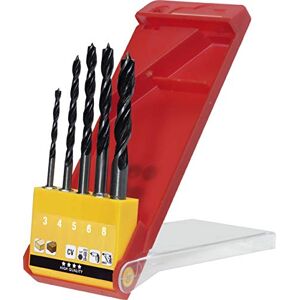 kwb Set de 5 brocas con inserción hexagonal para madera 3-8 mm kwb Set de 5 brocas con inserción hexagonal para madera 3-8 mm