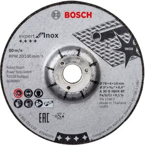 Bosch Roughing Wheel 76x4x10mm ExpertforInox marca, Multicolor Bosch Roughing Wheel 76x4x10mm ExpertforInox marca, Multicolor