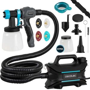 Cecotec Equipo de Pulverización de Pintura PerfectPaint 800 EasyGo con 800W de Potencia, Precisión de 18kPa, Incluye 4 Boquillas, 2 Contenedores de 1200ml, Correa Incluida, Caudal Máximo de 1000ml/min Cecotec Equipo de Pulverización de Pintura PerfectPaint 800 EasyGo con 800W de Potencia, Precisión de 18kPa, Incluye 4 Boquillas, 2 Contenedores de 1200ml, Correa Incluida, Caudal Máximo de 1000ml/min