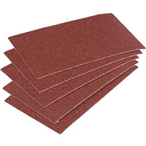 wolfcraft Lijas abrasivas Adhesivas, marrón, 70 x 125 mm, Set de 5 Piezas