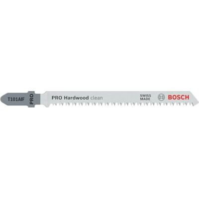 Bosch Professional 5 x Hojas de sierra de calar T 101 AIF Clean for Hard Wood (para Madera dura, corte recto, accesorios Sierra de calar) Bosch Professional 5 x Hojas de sierra de calar T 101 AIF Clean for Hard Wood (para Madera dura, corte recto, accesorios Sierra de calar)